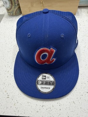 New Era Blue 9FIFTY Snapback Trucker Hat Mesh Back Adjustable One Size