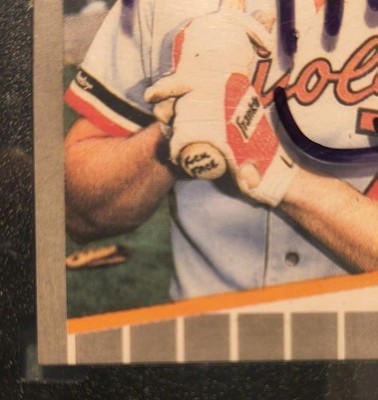 【最終値下げ】THROW YA FIST RIKU フリスビーサイン入り 1989 Fleer #616 Bill Ripken FF Error SGC Authentic RARE YELLOW