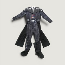 Star Wars Darth Vader Photo Real Costume Jumpsuit Boys Rubies Medium