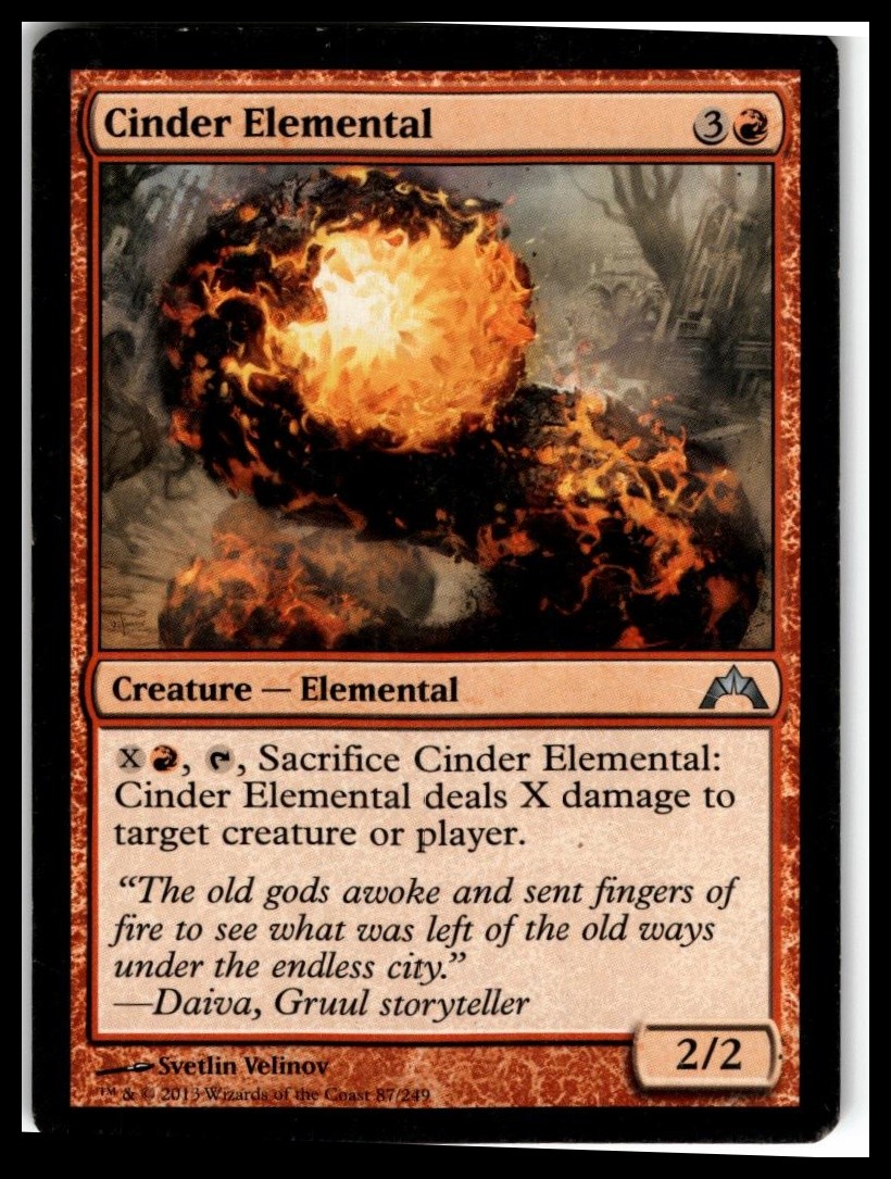 Gatecrash #87 Cinder Elemental