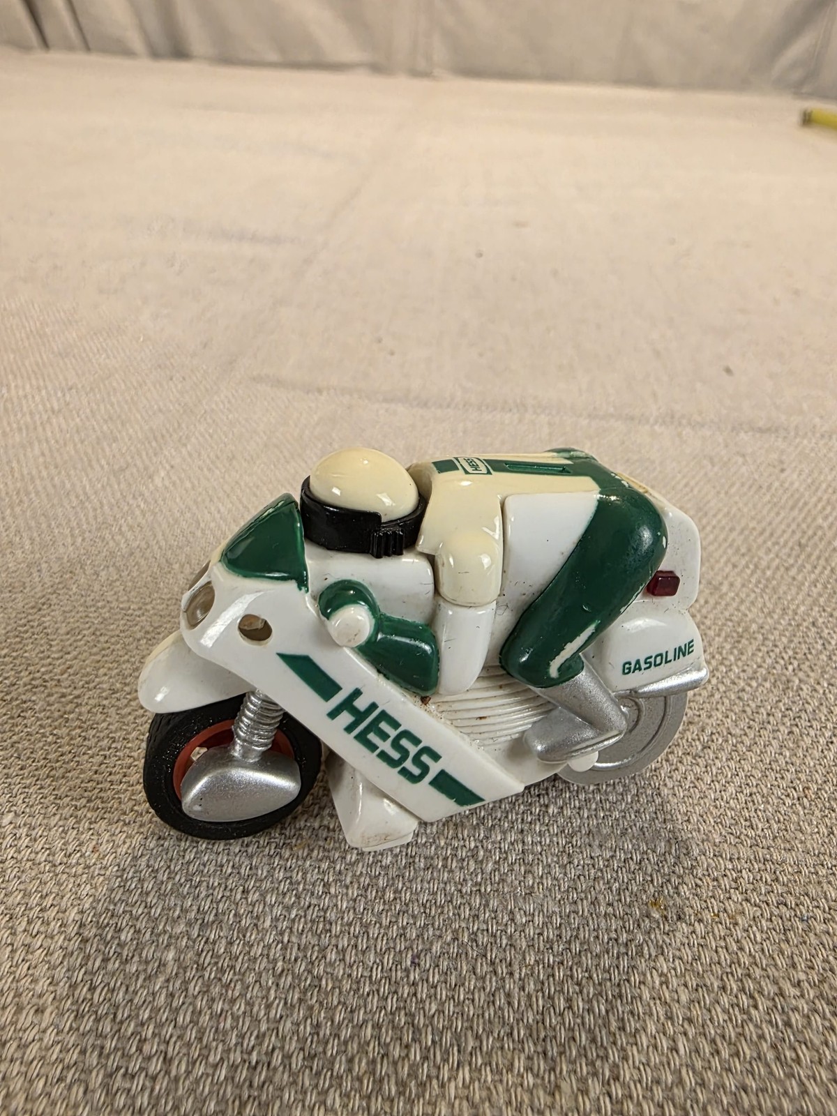 2001 Hess Gasoline Mini Motorcycle Toy Collectible Used