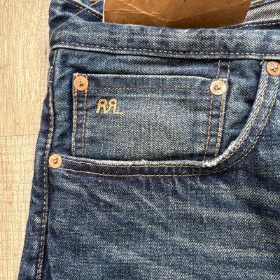 RRL SLIM NARROW W31 L30 MADE IN USA RRL denim W31 L30 slim narrow