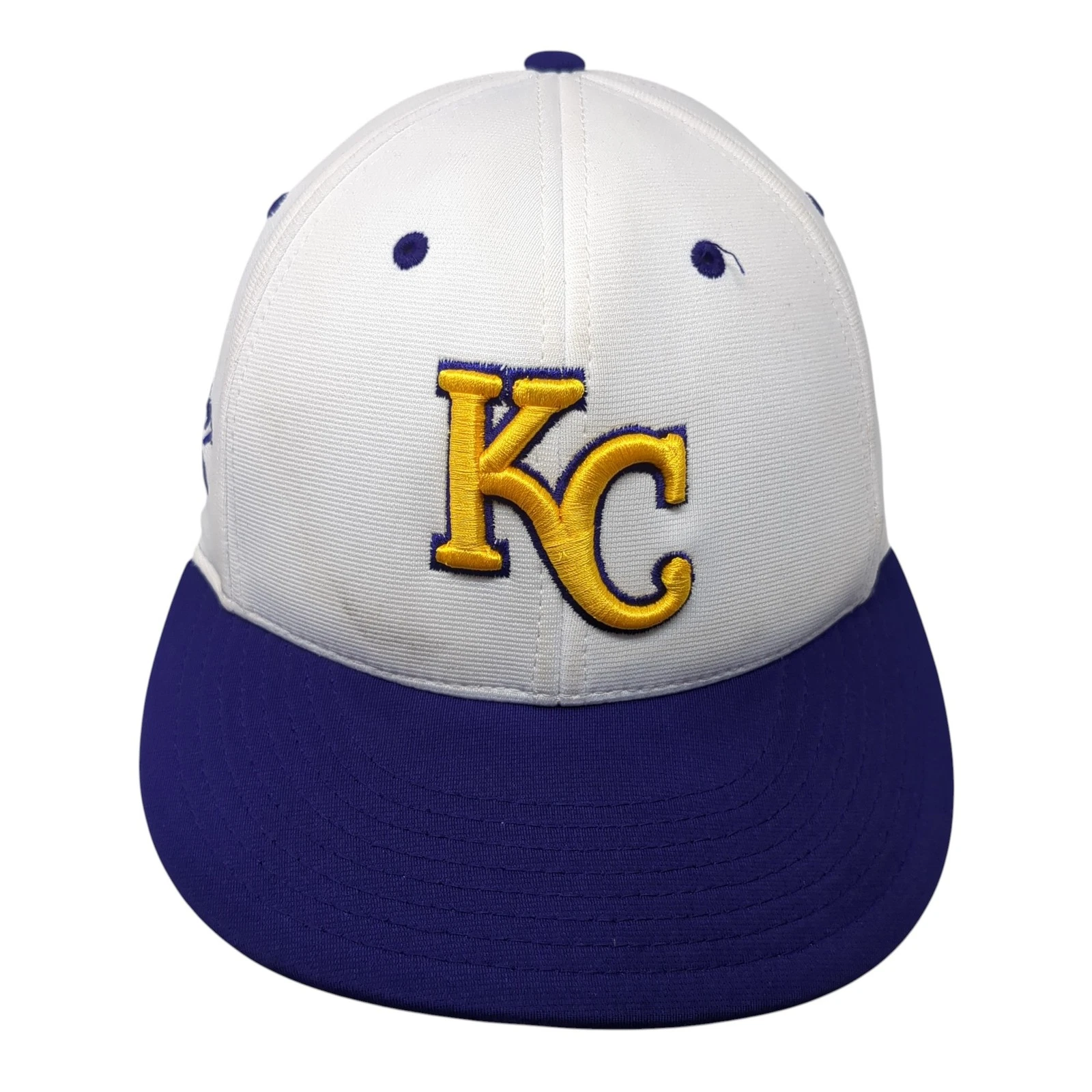 KC Wildkat Baseball Fitted Hat Multicolor Small Embroidered Colorblock