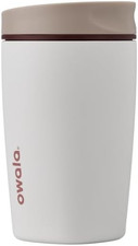 Owala Smoothsip Slider Insulated Stainless Steel Coffee Tumbler, Reusable Iced C