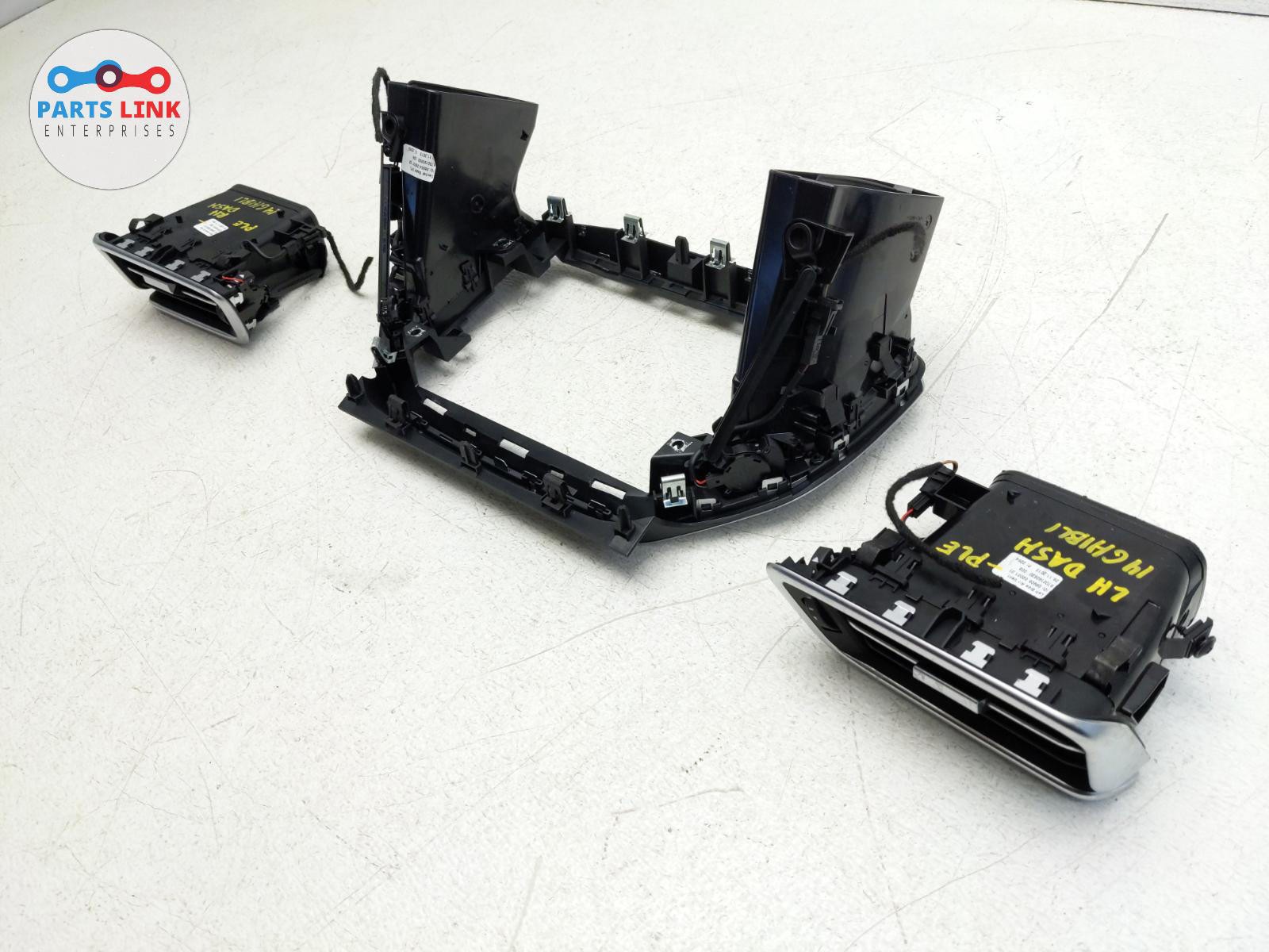 DASH RIGHT LEFT AC VENT GRILLE OUTLET BEZEL SET-3 2014-2016 MASERATI GHIBLI SQ4