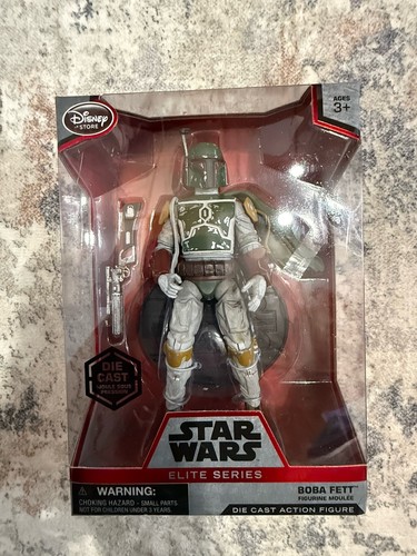 Star Wars Disney Store Elite Series Boba Fett with Cape Die Cast Figure - Bild 3 von 5
