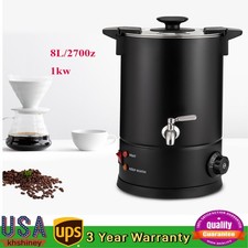 8L 270Oz Stainless Steel Electric Commercial Coffee Urn Percolator Coffee Pot