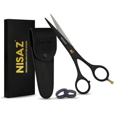 Professional Hair Cutting Scissors 6.5 Inch Sharp Barber Shears with Leather
