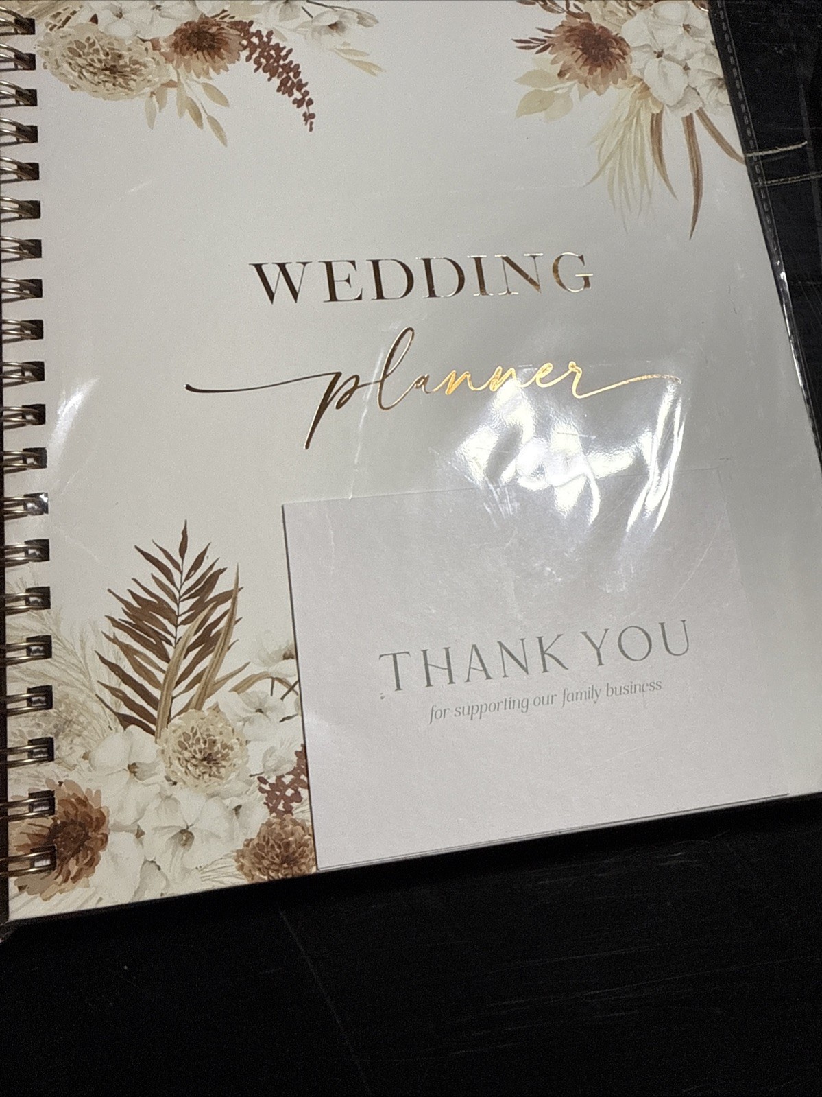 Boho, Copper, Floral Wedding Planner, Zicoto, NIB