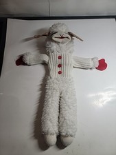 Vintage 1992 Shari Lewis Lamb Chop Plush Hand Puppet Stuffed Animal Doll 17  