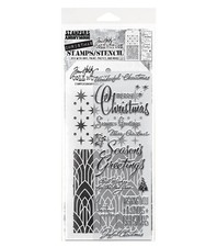 Tim Holtz Mixed-Media Stamps  Stencil-Set 56