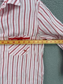 Victoria Secret Candy Cane Striped Pajama Set Medium, LS Top/Pants w/pockets