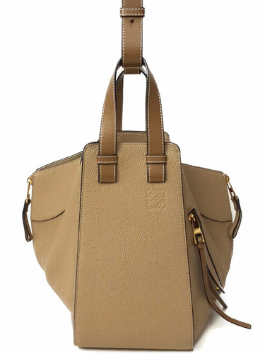 Loewe Hammock 38712KBN60 Leather Ivory Shoulder Bag Women's #TB2726