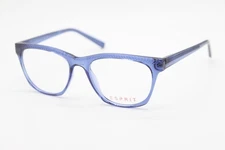 NEW ESPRIT ET17538 COLOR-543 BLUE AUTHENTIC EYEGLASSES 52-17