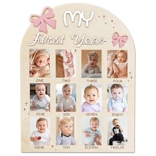 Bow One Year of Photo Board, My First Year Photo Photo Board 12 Monthly Miles...