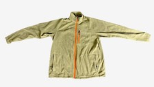 Columbia Fast Trek II Fleece Jacket Men's Large Stone Green Mock Neck Full Zip