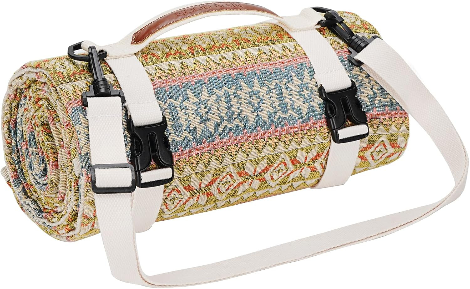 Picnic Blankets Outdoor Extra Large-Waterproof Picnic Blanket with Shoulder Carr