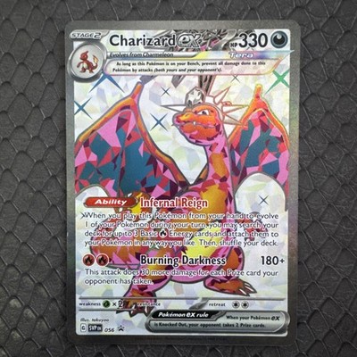 Pokémon TCG Charizard EX SVP056 Black Star Holo Promo Card