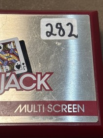 Nintendo Game and Watch Black Jack Handheld BJ-60 Multi-Screen Tested