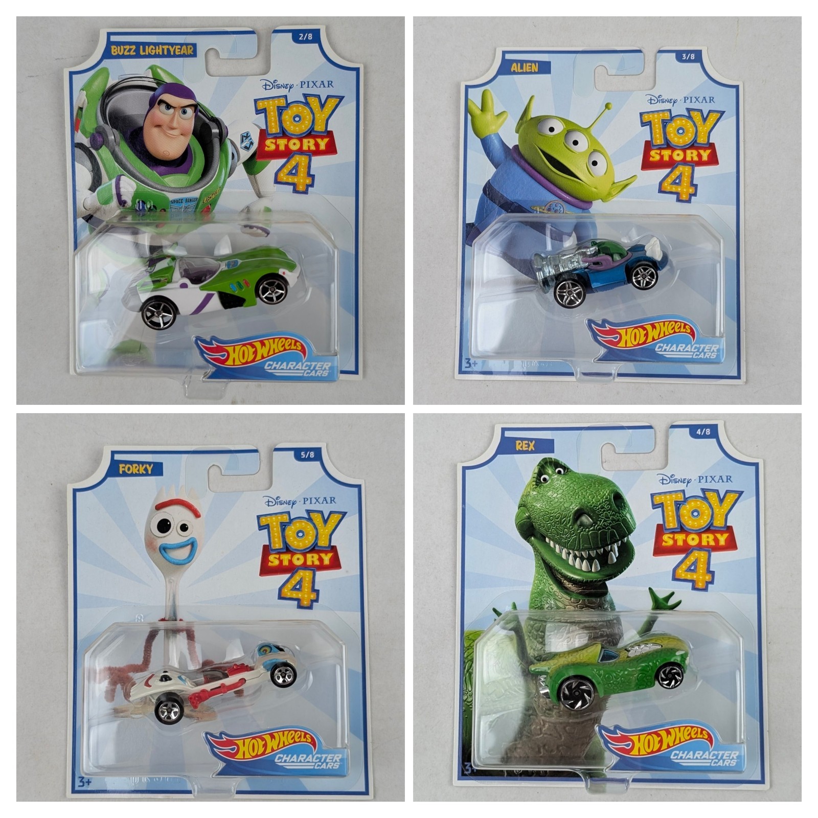 Toy Story 4 Diecast Cars You Pick Disney Pixar Hot Wheels Mattel Carded
