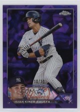 2023 Topps Chrome Sapphire Edition Purple 10/10 Isiah Kiner-Falefa #162 0c6