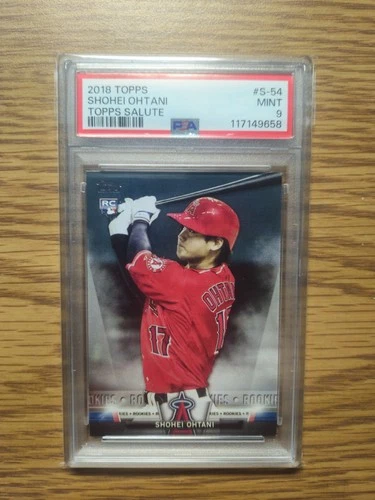 2018 Topps Shohei Ohtani Topps Salute PSA 9 Series 2 Rookie Card #S-54