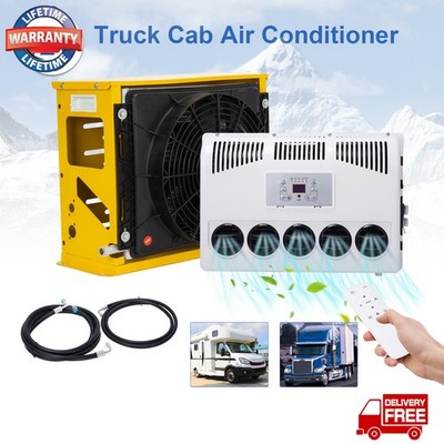 Split 12V Air Conditioner A/C Units For Semi Trucks Bus Caravan Vans 10000BTU