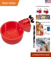Effortless Chicken Watering System - 4 Durable Automatic Water Cups included