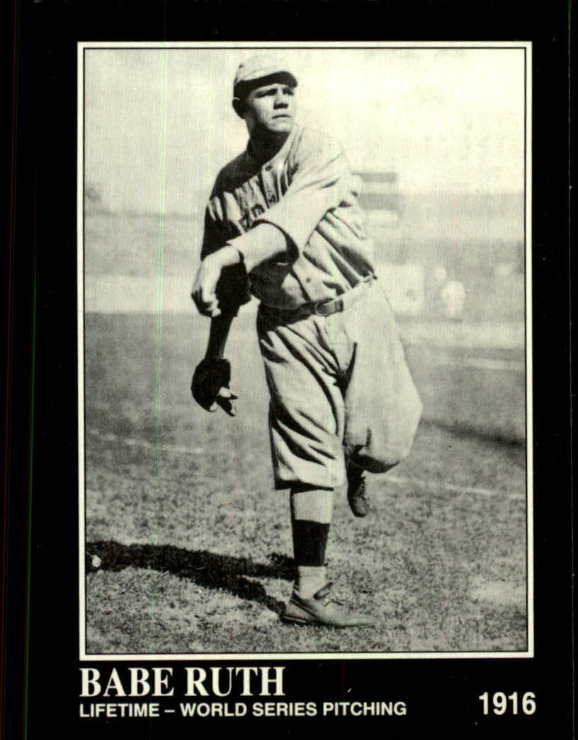 1992 The Babe Ruth Collection (Megacards) Baseball Cards