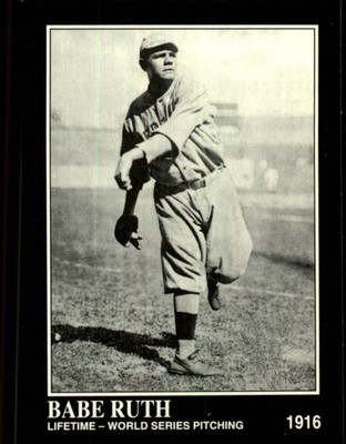 1992 The Babe Ruth Collection (Megacards) Baseball Cards