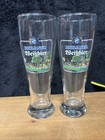 Paulaner Weissbier .5L Beer Glasses Germany Breweriana Set Of Two — photo 1