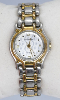 KRUG BAUMEN Marquis Ladies 18CT Electroplated Two Tone Slim Quartz Watch 4117KL