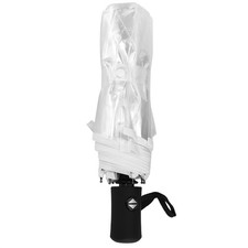 Portable Fashionable Transparent Automatic Three Folds Folding Rain Umbrella For