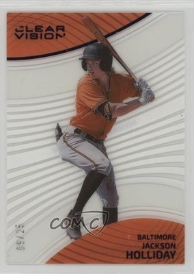 2023 Panini Chronicles Clear Vision Purple 9/25 Jackson Holliday #23 0qc6