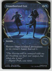 Unauthorized Exit (Showcase) [Murders at Karlov Manor] #298 Foil
