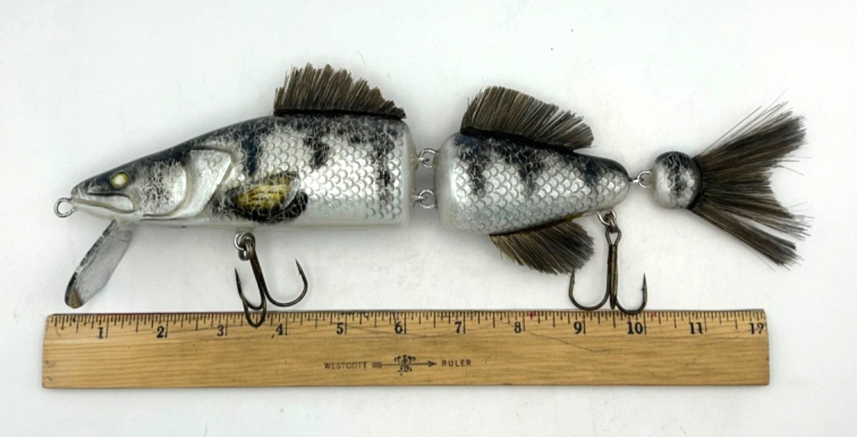 Mega Lures Mega Walleye Swimbait Musky Lure Walleye Silver Markus Lukic #2866 - Image 3