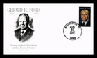 US COVER PRESIDENT GERALD R FORD MEMORIAM FIRST DAY ISSUE PANDA CACHET