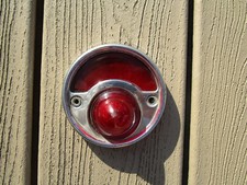 1920s Vintage Stop Tail Light Red Glass Automobile Buick Studebaker Auto 1920s Vintage Stop Tail Light Red Glass Automobile Buick Studebaker Auto