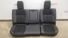 19 Nissan Titan Crew Cab Rear Seat Assembly Black Cloth Leather 19 Nissan Titan Crew Cab Rear Seat Assembly Black Cloth Leather
