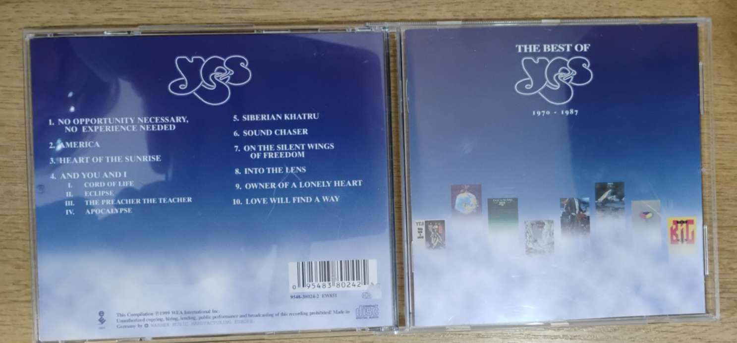 YES - The Best of Yes : 1970 - 1987 CD