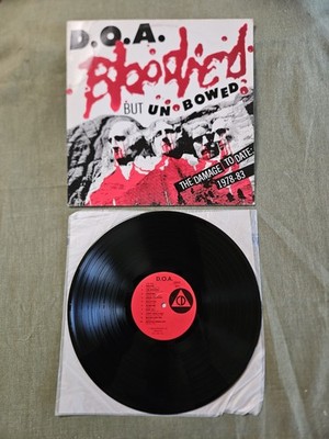 DOA - D.O.A. Bloodied But Unbowed  '78-'83 - Punk LP - CD016 - VINYL G+/EX