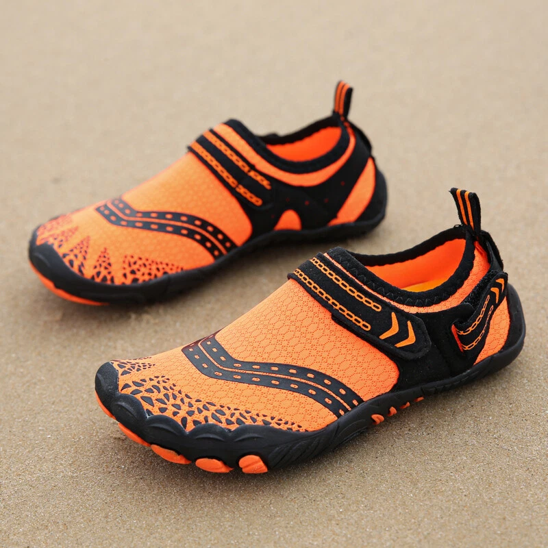 Kids Quick Dry Water Shoes Boys Girls Lightweight Non-slip Barefoot Swim Sport - Image 2 of 4