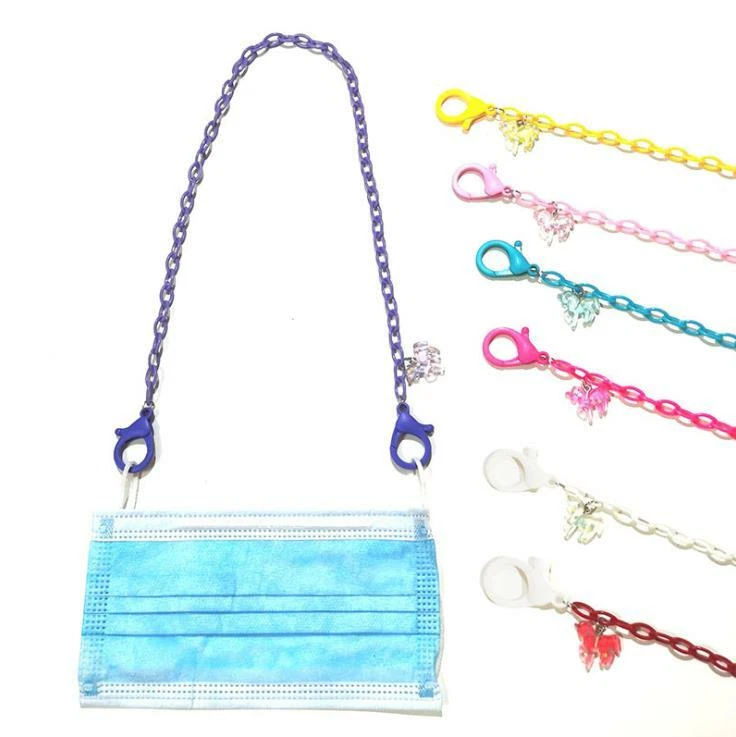 19" Light Weight Unicorn Kid Adult BPA Free Face Mask Lanyard Strap Holder chain - Image 2 of 4