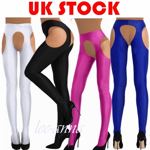 UK Women's Sexy See-Through Sheer Mesh 