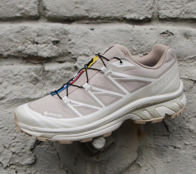 Salomon XT-6 Gore-Tex Oxford Tan Almond Milk L47732400 Mens New
