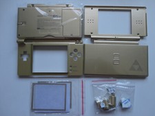Nintendo DS Lite Full Replacement Housing Shell Screen Lens gold zelda US 