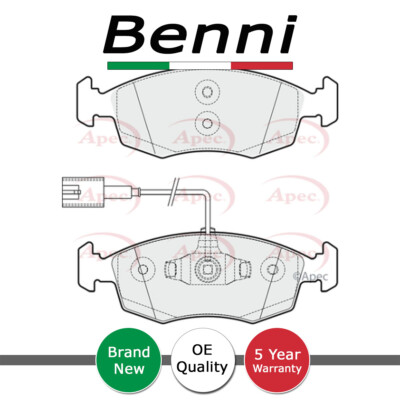Brake Pads Set Front Benni Fits Fiat 500 2010- 0.9 1.0 1.2 D 1.4 77365729
