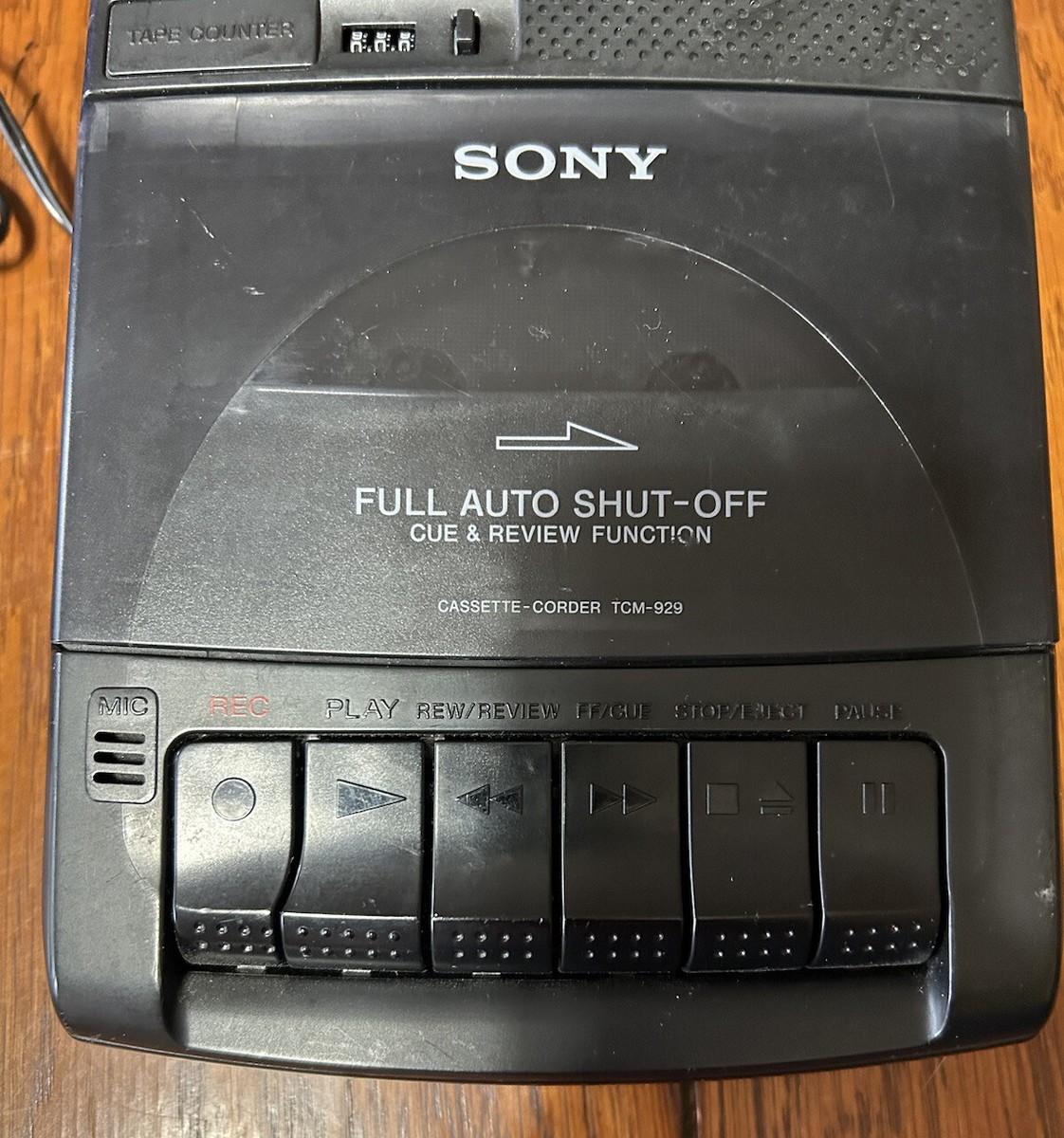 SONY TCM-929 カセットレコーダー　カセットプレーヤーデッドストック① SONY TCM-929 カセットレコーダー カセットプレーヤーデッド