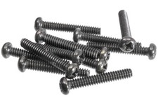 12 Pack Pickup/Switch Screws Black, fits Fender Strat
