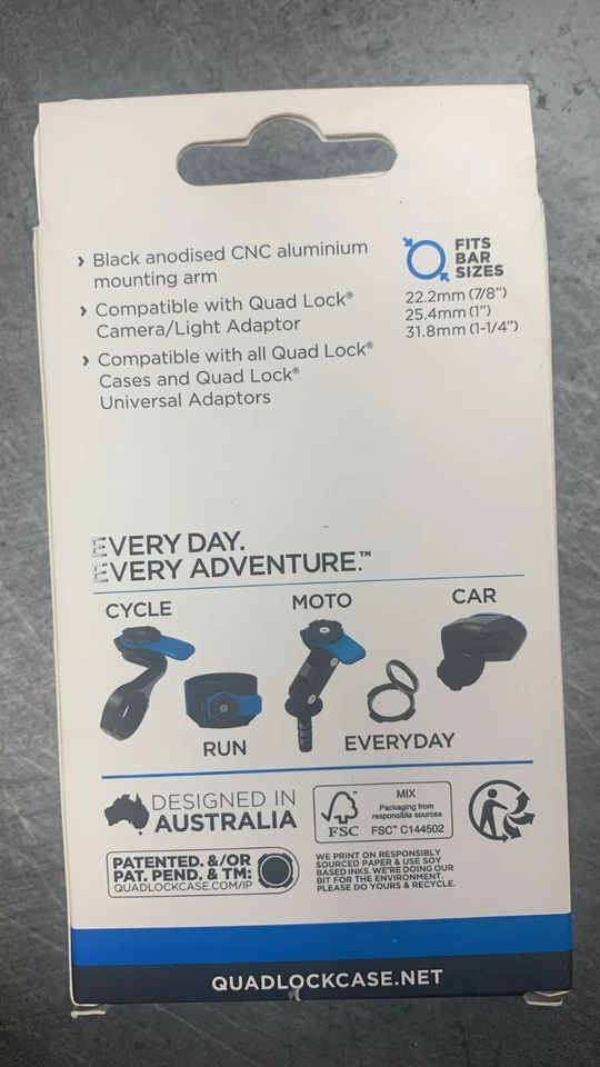 QUAD LOCK MOUNT OUT FRONT MOUNT PRO QLM-OFM-PRO 9348943001946 - Image 3 of 3